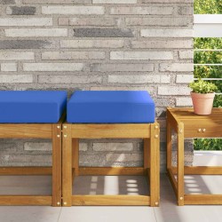 Coussin de Siège d'Extérieur Turquoise 40 x 40 x 8 cm 533017533017