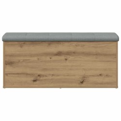 Banc de rangement Chêne artisanal 102x42x45 cm Bois d'ingénierie 533018533018