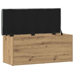 Banc de rangement Chêne artisanal 102x42x45 cm Bois d'ingénierie 533018533018