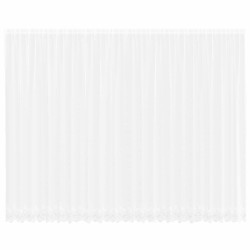 Rideau en Dentelle Floral Blanc 260 x 600 cm Polyester 533019533019