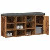 Banc à chaussures vieux bois 102x32x50 cm bois d'ingénierie 533020533020
