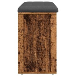 Banc à chaussures vieux bois 102x32x50 cm bois d'ingénierie 533020533020
