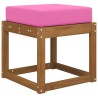 Coussin de Siège d'Extérieur Rose 40 x 40 x 8 cm 533021533021