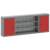 Armoire à outils avec étagère Rouge et Gris 150 x 20 x 55 cm 533024533024