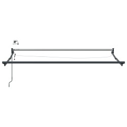 Cadre de store rétractable électrique Anthracite 3,5 x 2 m 533026533026