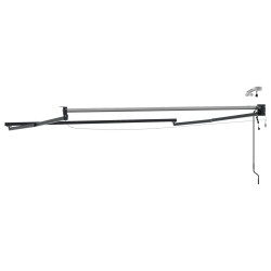 Cadre de store rétractable électrique Anthracite 3,5 x 2 m 533026533026