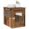 Meuble de cage chiens vieux bois 55x75x65 cm bois d'ingénierie 533031533031