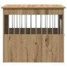 Meuble de cage pour chiens chêne artisanal 55x75x65 cm 533033533033