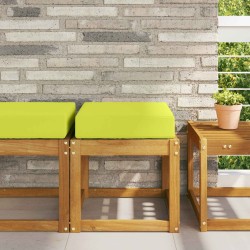 Coussin de Siège d'Extérieur Vert 40 x 40 x 8 cm 533035533035