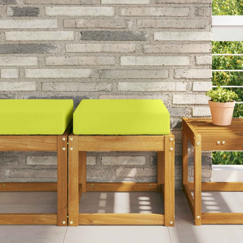 Coussin de Siège d'Extérieur Vert 40 x 40 x 8 cm 533035533035