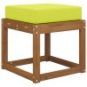 Coussin de Siège d'Extérieur Vert 40 x 40 x 8 cm 533035533035