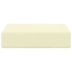 Coussin de Siège d'Extérieur Crème 40 x 40 x 8 cm 533036533036