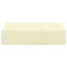 Coussin de Siège d'Extérieur Crème 40 x 40 x 8 cm 533036533036