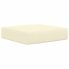 Coussin de Siège d'Extérieur Crème 40 x 40 x 8 cm 533036533036