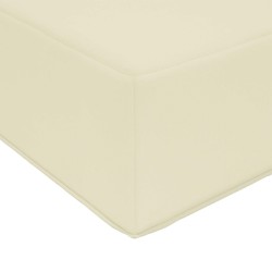 Coussin de Siège d'Extérieur Crème 40 x 40 x 8 cm 533036533036
