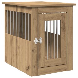 Meuble de cage pour chiens chêne artisanal 45x62x59 cm 533041533041