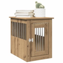 Meuble de cage pour chiens chêne artisanal 45x62x59 cm 533041533041