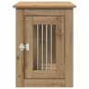 Meuble de cage pour chiens chêne artisanal 45x62x59 cm 533041533041