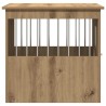 Meuble de cage pour chiens chêne artisanal 45x62x59 cm 533041533041