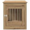 Meuble de cage pour chiens chêne artisanal 64,5x80x71 cm 533042533042