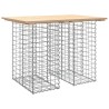 Table de jardin Gabion Design 100x70x72 cm Bois massif Pin 533043533043