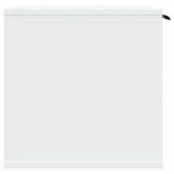 Meuble de bac à litière pour chat blanc bois d'ingénierie 533044533044