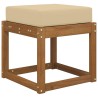 Coussin de Siège d'Extérieur Beige 40 x 40 x 8 cm 533045533045