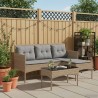 Ensemble de canapé de jardin avec coussin 2 pcs polyrotin 533048533048