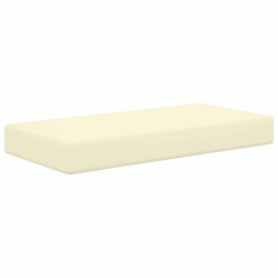 Coussin de Siège d'Extérieur Crème 80 x 40 x 8 cm 533050533050