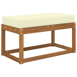 Coussin de Siège d'Extérieur Crème 80 x 40 x 8 cm 533050533050