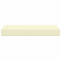 Coussin de Siège d'Extérieur Crème 80 x 40 x 8 cm 533050533050