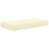 Coussin de Siège d'Extérieur Crème 80 x 40 x 8 cm 533050533050