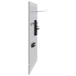 Panneau mural à outils 2 pcs Gris 100 x 1 x 80 cm 533056533056