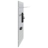 Panneau mural à outils 2 pcs Gris 100 x 1 x 80 cm 533056533056