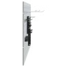Panneau mural à outils 3 pcs Gris 150 x 1 x 60 cm 533057533057