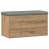 Banc de rangement Chêne artisanal 82x42x45 cm Bois d'ingénierie 533059533059