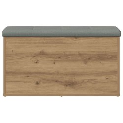 Banc de rangement Chêne artisanal 82x42x45 cm Bois d'ingénierie 533059533059