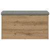 Banc de rangement Chêne artisanal 82x42x45 cm Bois d'ingénierie 533059533059