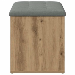 Banc de rangement Chêne artisanal 82x42x45 cm Bois d'ingénierie 533059533059