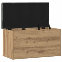 Banc de rangement Chêne artisanal 82x42x45 cm Bois d'ingénierie 533059533059
