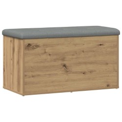 Banc de rangement Chêne artisanal 82x42x45 cm Bois d'ingénierie 533059533059