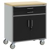 Banc de travail avec tiroir Noir et gris 75 x 45 x 85 cm 533060533060