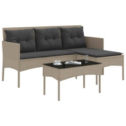 Ensemble de canapé de jardin avec coussin 2 pcs polyrotin 533061533061