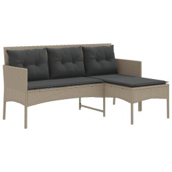Ensemble de canapé de jardin avec coussin 2 pcs polyrotin 533061533061