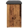 Banc à chaussures vieux bois 62x32x50 cm bois d'ingénierie 533068533068