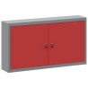 Armoire à outils avec étagère Rouge et Gris 100 x 20 x 55 cm 533069533069