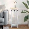 Support de Plante Blanc 30 x 30 x 73 cm Pin massif 533072533072