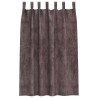 Rideaux en velours 2 pcs Marron 175 x 140 cm Velours 534363534363