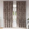 Rideaux en velours 2 pcs Cappuccino 260 x 140 cm Velours 534370534370