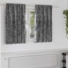 Rideaux en velours 2 pcs Gris 140 x 140 cm Velours 534372534372